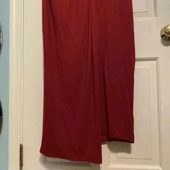 Peruvian Connection maxi dress - medium - red - great condition - draping - Picture 4 of 9